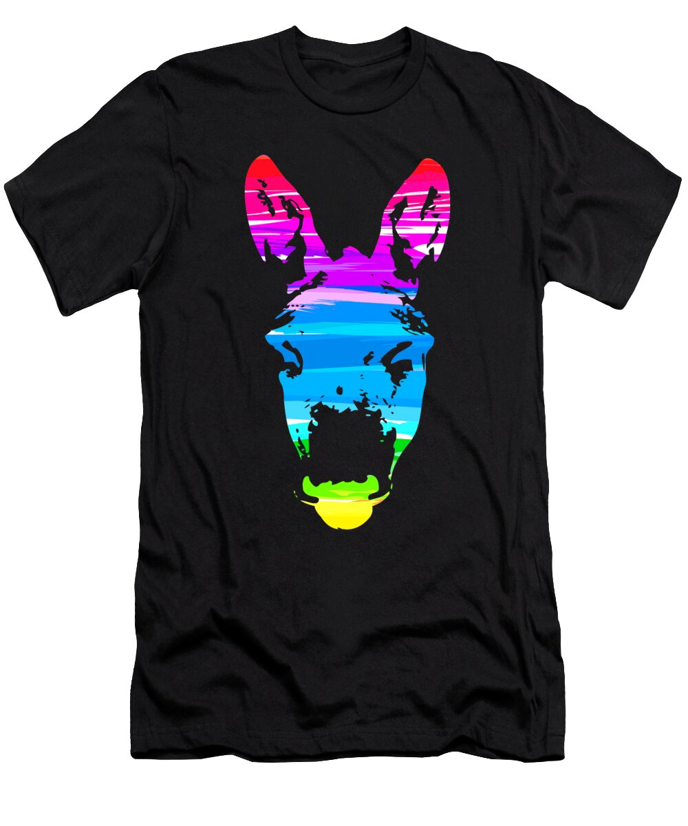 1 Abstract Donkey Illustration Calnyto T-Shirt