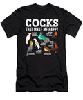 1 Adult Male Birds Collection Rooster Funny Cocks That Make Me Happy Toms Store T-Shirt