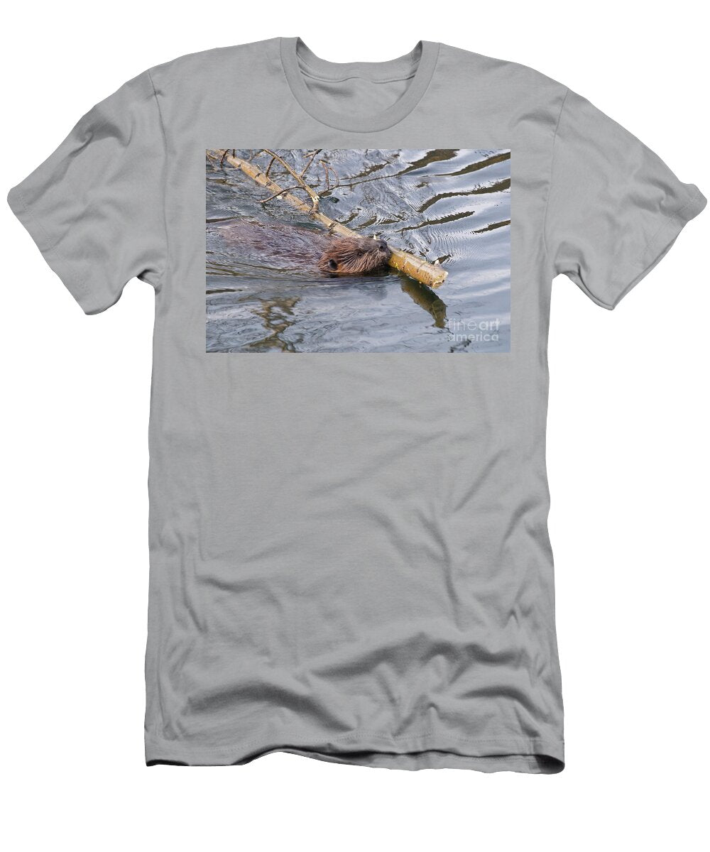 1 Beaver Castor Canadensis Ron Sanford T-Shirt