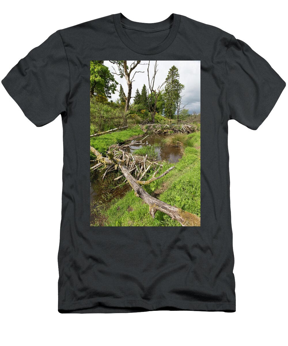 1 Beaver Dam on River Bamff Estate Perthshire Scotland Scotland the Big Picture Natureplcom T-Shirt