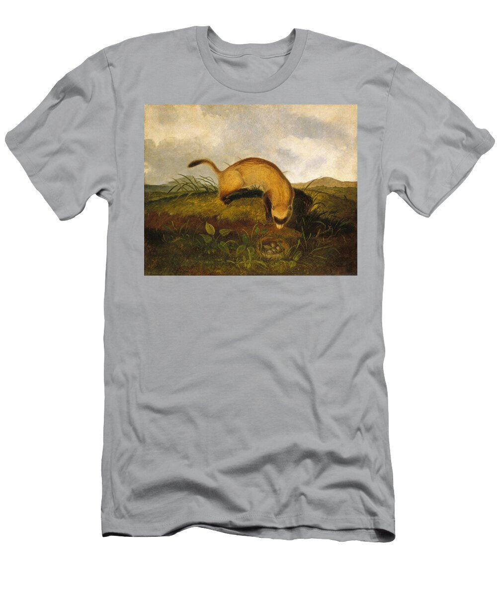 1 Black Footed Ferret John Woodhouse Audubon T-Shirt