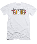 1 Business Teacher Leopard Print Funny Teaching Appreciation Jensen Cena T-Shirt