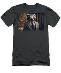 1 Classy Animal Honey Charismatic Anthropomorphic Badger Tie Dressed Elegant Suit High Patterned Portrait Attitude Posing Human Fashion Confident Raccoon Wafe Akkash T-Shirt