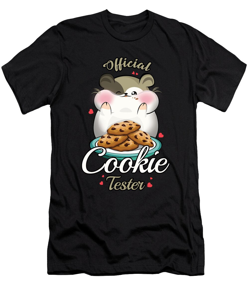 1 Cookie Tester Funny Cute Hamster Shirtom T-Shirt