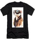 1 Cool Animal Portrait with Aviator Glasses Clint Mclaughlin T-Shirt