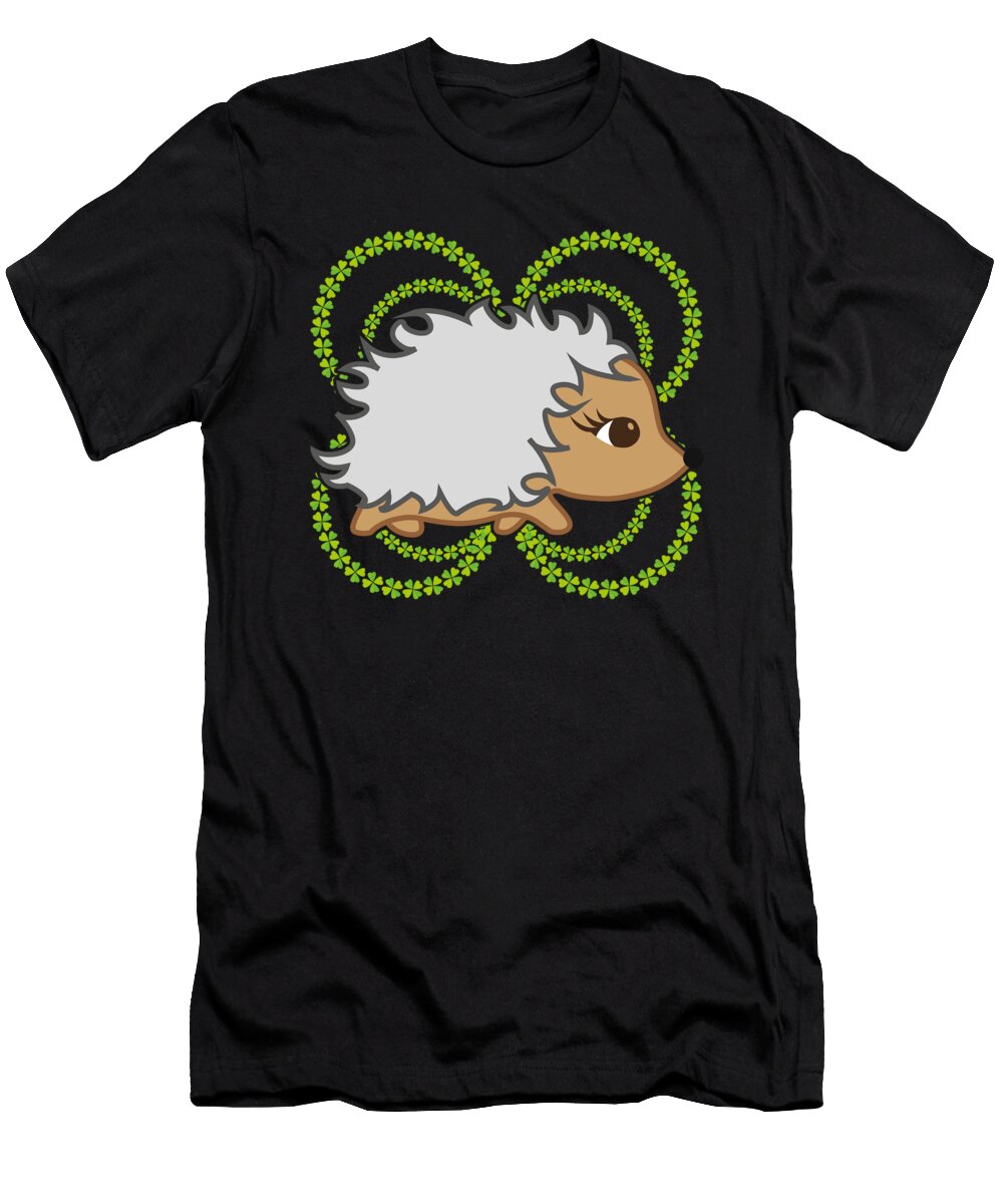 1 Cute Hedgehog Lover Gift Fun Hedgie Lover Gift Kanig Designs T-Shirt
