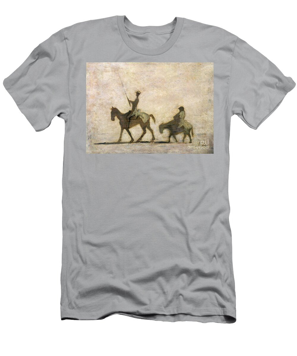 1 Don Quixote and Sancho Panza Honore Daumier T-Shirt