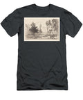 1 Donkey At a Watering Place L Ane a L Abreuvoir Charles Fran Ois Daubigny T-Shirt