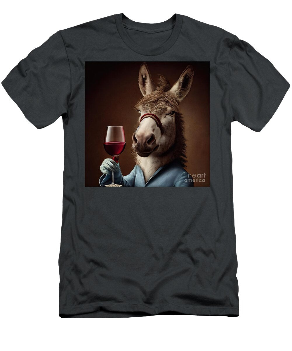 1 Donkey Having Drink N Akkash T-Shirt