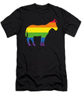 1 Donkey with Retro Rainbow Manuel Schmucker T-Shirt
