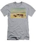 1 Donkeys on the Beach Johannes Hubertus Leonardus De Haas T-Shirt
