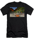 1 European Hedgehog Drinking From Bowl in Urban Garden Terry Whittaker Natureplcom T-Shirt