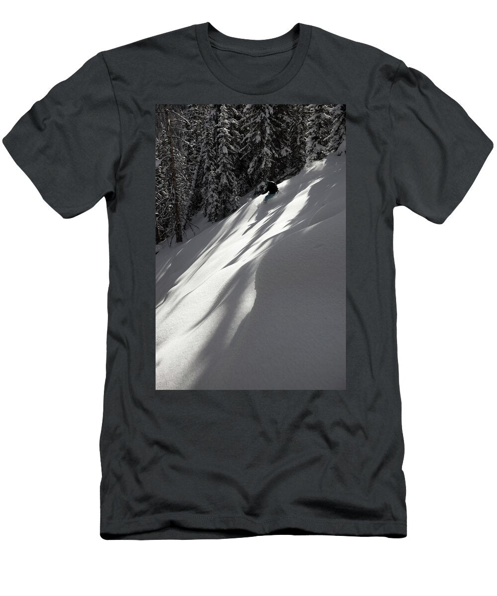 1 Female Snowboarder Rips Untracked Patrick Orton T-Shirt