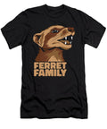 1 Ferret Animal Furry Weasel Ferret Crazy Squirrel T-Shirt