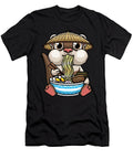1 Ferret Eating Ramen Noodles Anime Kawaii Japanese Zimstarus T-Shirt