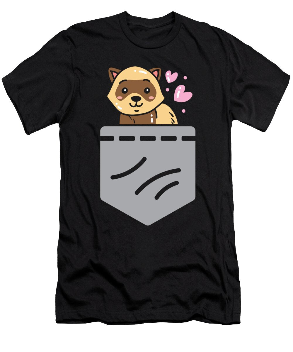 1 Ferret Funny Animal Lover Furry Wildlife Gift Haselshirt T-Shirt