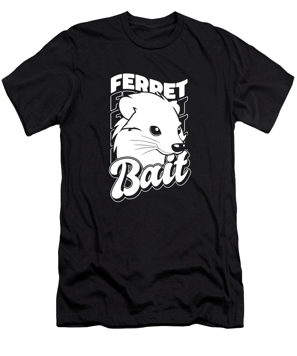 1 Ferret Furry Animal Weasel Ferret Crazy Squirrel T-Shirt