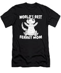 1 Ferret Mom Weasel Animal Furry Ferret Crazy Squirrel T-Shirt