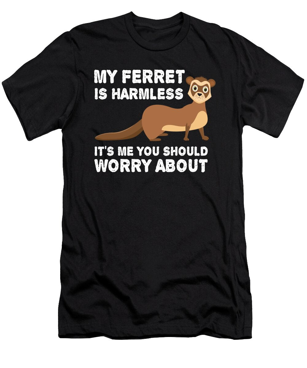 1 Ferret My Ferret Stole It Moon T-Shirt