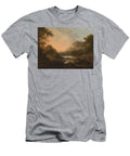 1 Figures with a Donkey and Dog Crossing a Weir James Lambert of Lewes T-Shirt