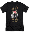 1 Floral Leopard Mama Bunny Gift Happy Easter Mothers Day Dhbubble T-Shirt
