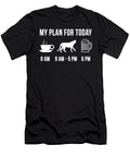 1 Funny Cheetah Animal Zookeeper Wildlife My Plan for Today Lukas Davis T-Shirt