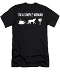 1 Funny Cheetah Animal Zookeeper Wildlife Simple Man Lukas Davis T-Shirt