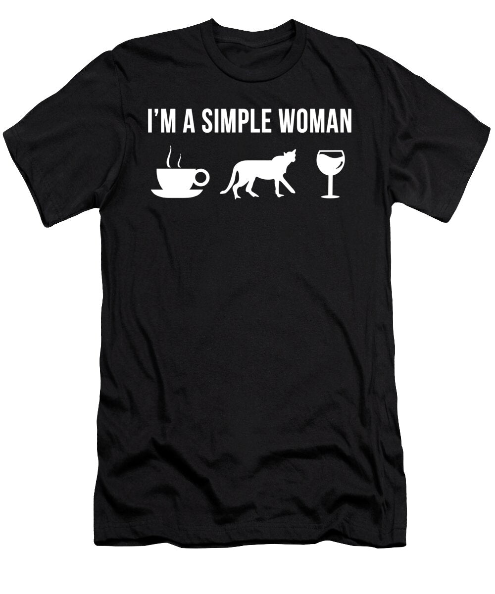 1 Funny Cheetah Animal Zookeeper Wildlife Simple Man Lukas Davis T-Shirt
