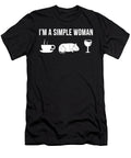 1 Funny Hamster Animal Zookeeper Wildlife Simple Man Lukas Davis T-Shirt