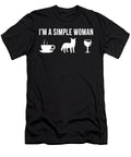 1 Funny Wild Coyote Hunting Hunter Simple Man Lukas Davis T-Shirt