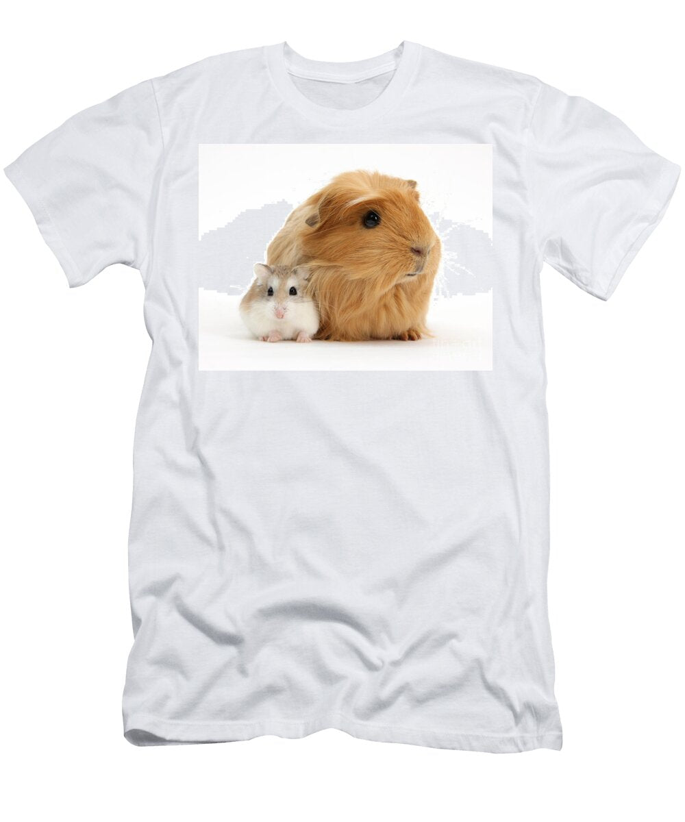 1 Ginger Guinea Pig and Roborovski Hamster Mark Taylor T-Shirt