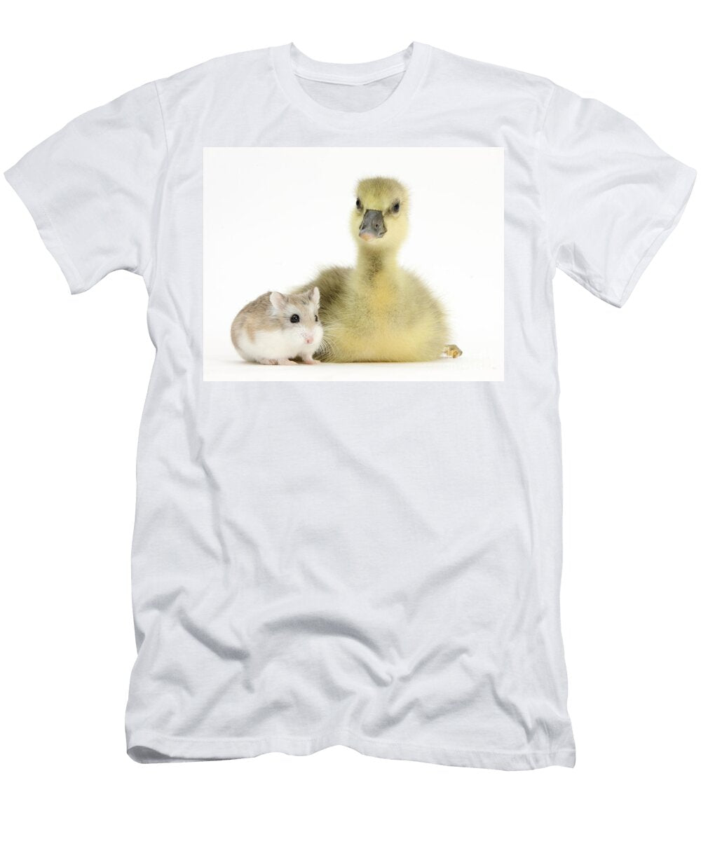 1 Gosling with Roborovski Hamster Mark Taylor T-Shirt