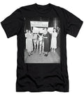 1 Group of Women Holding Signs We Want Roosevelt Again While Walking with Donkeys 1936 Black and White Photo Harris and Ewing T-Shirt
