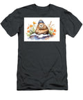 1 Happy Groundhog Day Hand Drawn Watercolor Illustration Charact N Akkash T-Shirt