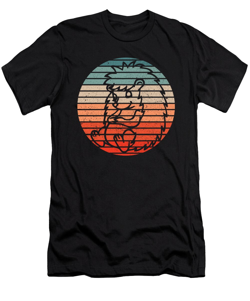 1 Hedgehog Crazy Squirrel T-Shirt