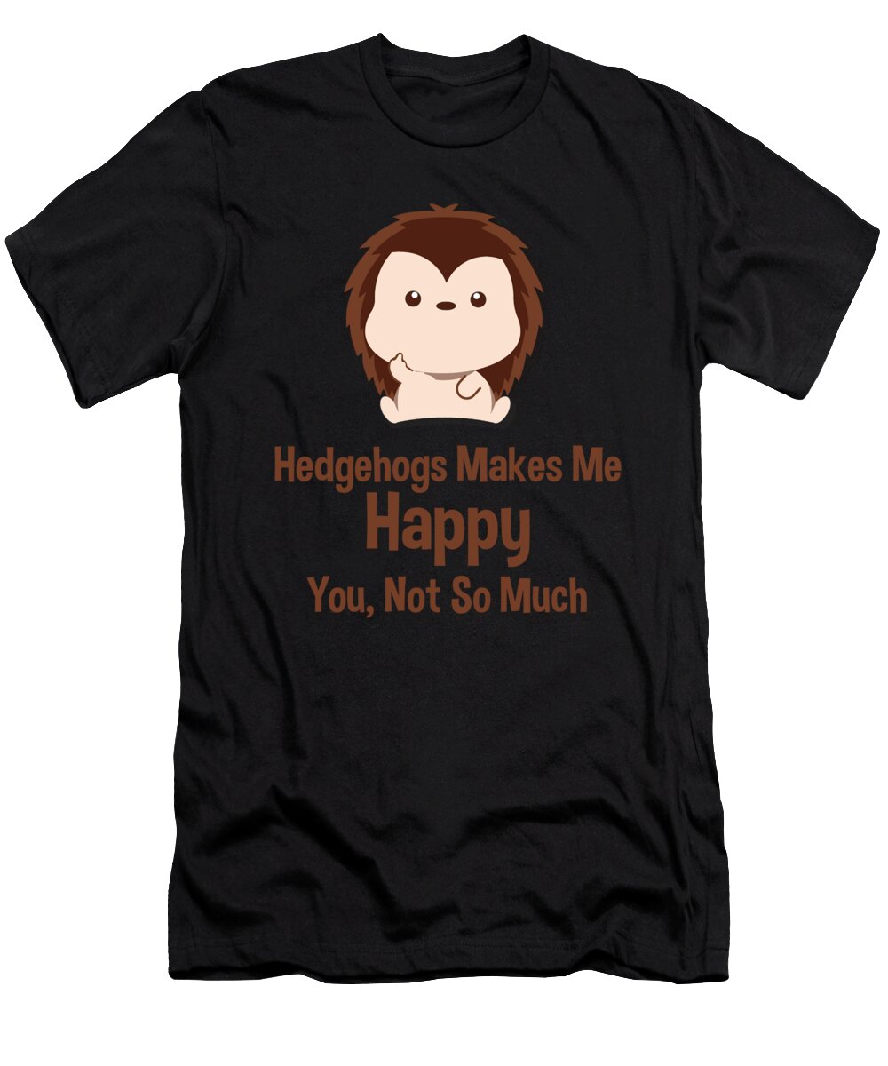 1 Hedgehog Funny Manuel Schmucker T-Shirt