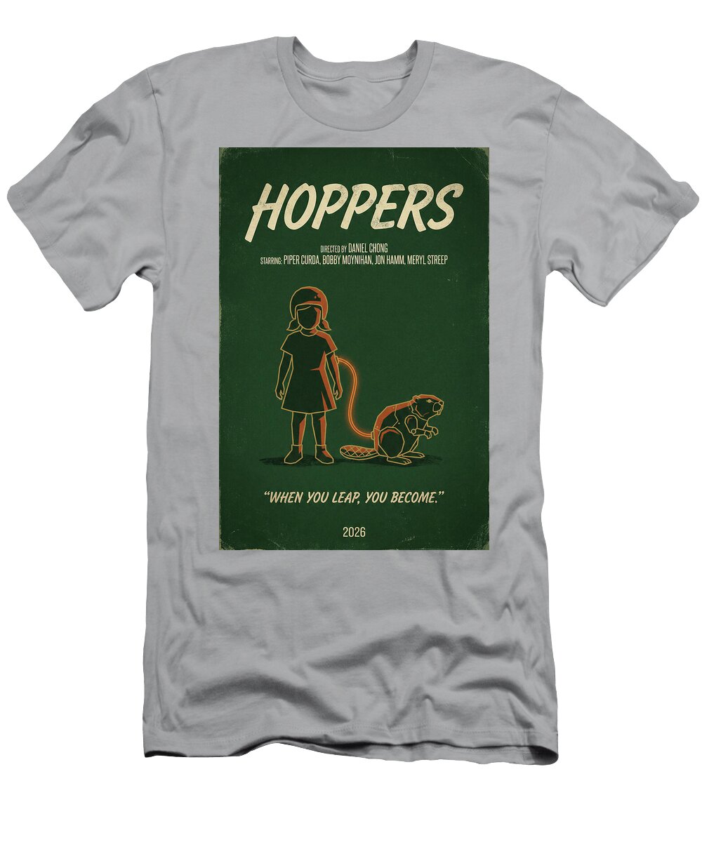 1 Hoppers Minimal Movie Poster Retro Film Poster Vintage 2026 Sampadart Gallery T-Shirt