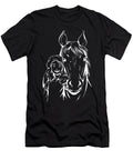 1 Horse Riding Rodeo Horseback Racer Wild Horse Florian Dold Art T-Shirt