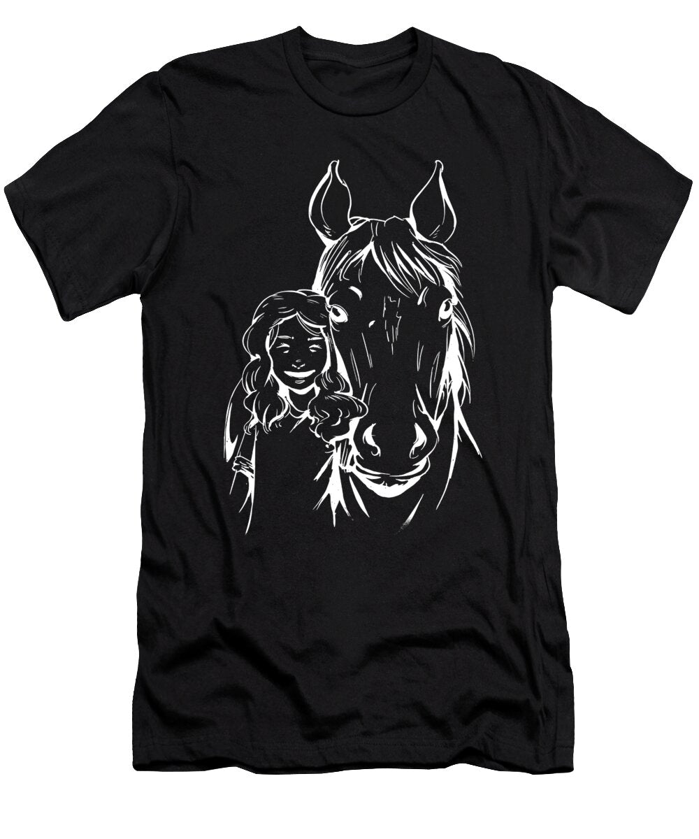1 Horse Riding Rodeo Horseback Racer Wild Horse Florian Dold Art T-Shirt