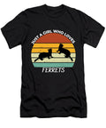 1 Just a Girl Who Loves Ferrets Chomper Designs T-Shirt