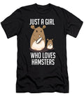 1 Just a Girl Who Loves Hamsters Funny Hamster Pet Cynto T-Shirt