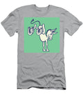 1 Kicking Donkey with Horseshoes Csa Images T-Shirt