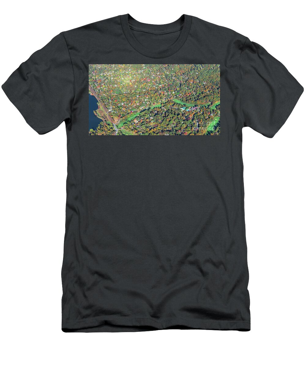 1 Lake View Park Neighborhood in North Asheville with Autumn Color David Oppenheimer T-Shirt