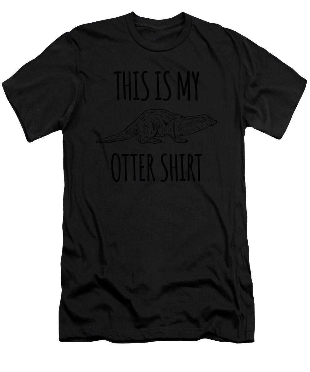 1 Otter Woodland Animal Lover Gift Idea Haselshirt T-Shirt