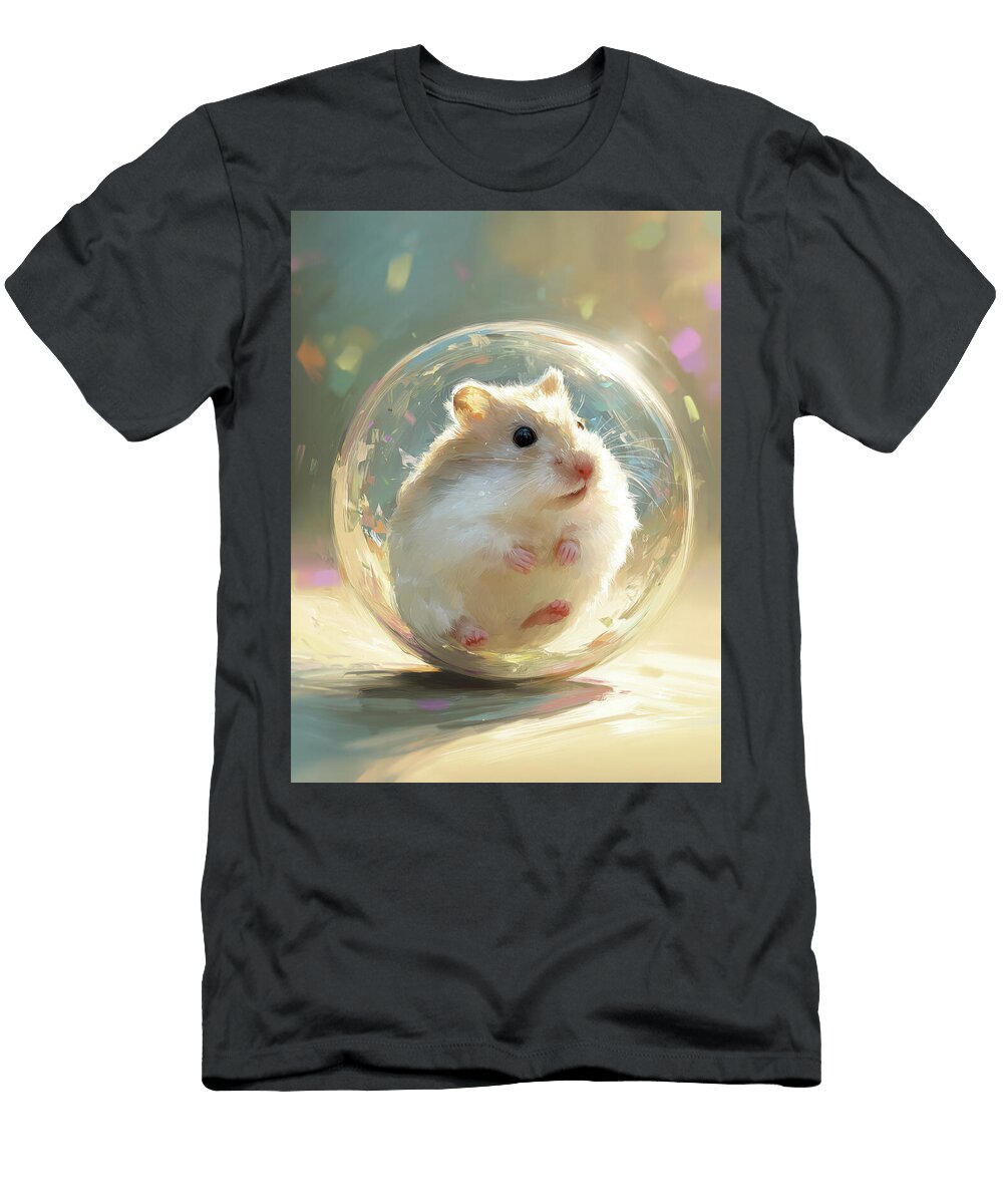 1 Pet Hamster Confetti Bubble Moment Jk T-Shirt