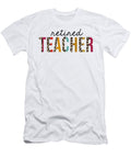 1 Retired Teacher Leopard Print Funny Teaching Appreciation Jensen Cena T-Shirt