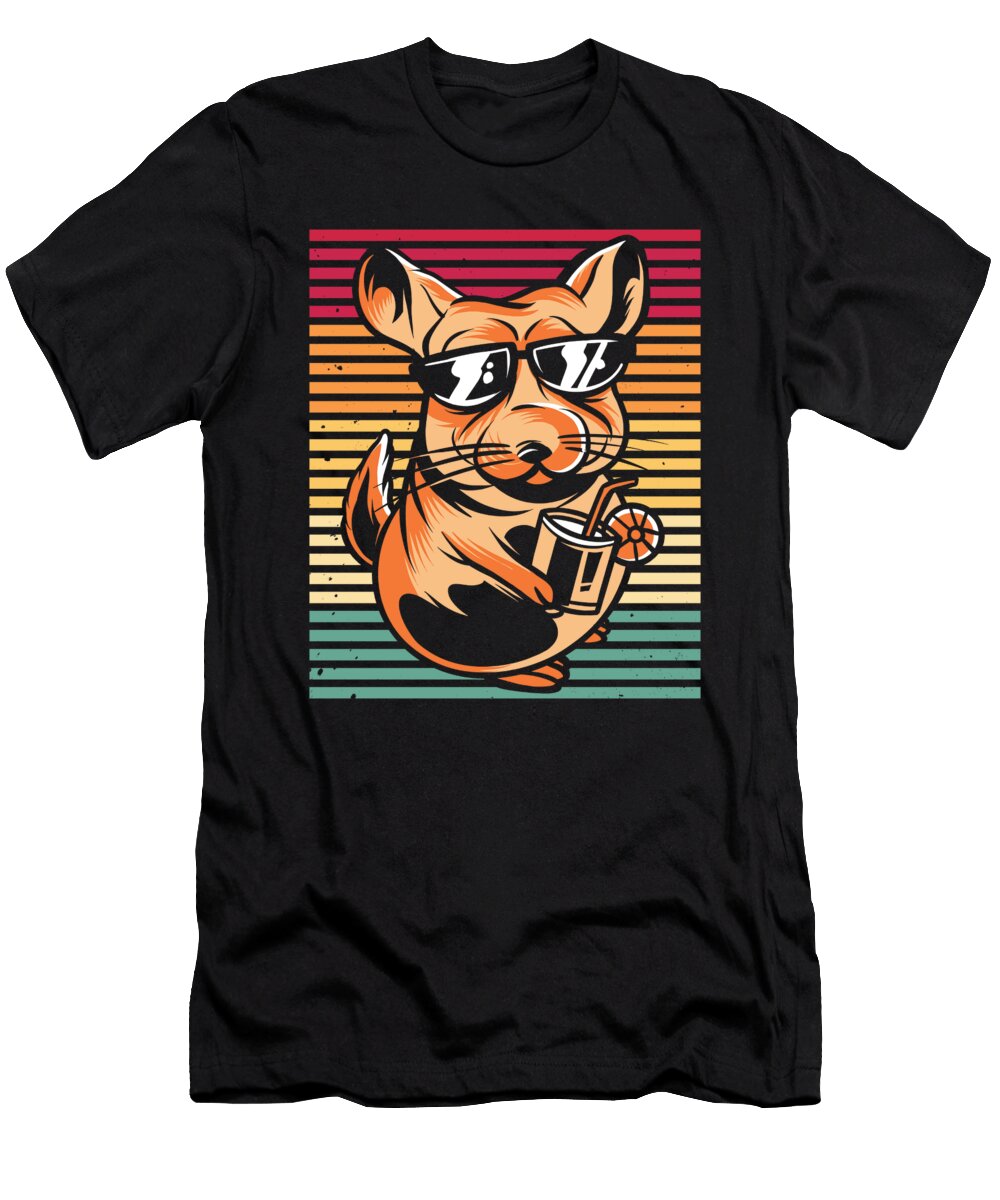 1 Retro Chinchilla Vintage Chinchilla Crazy Squirrel T-Shirt