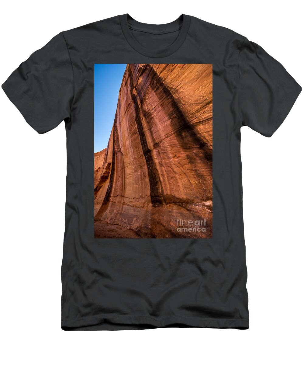 1 Sandstone Varnish Cliff Coyote Gulch Utah Gary Whitton T-Shirt
