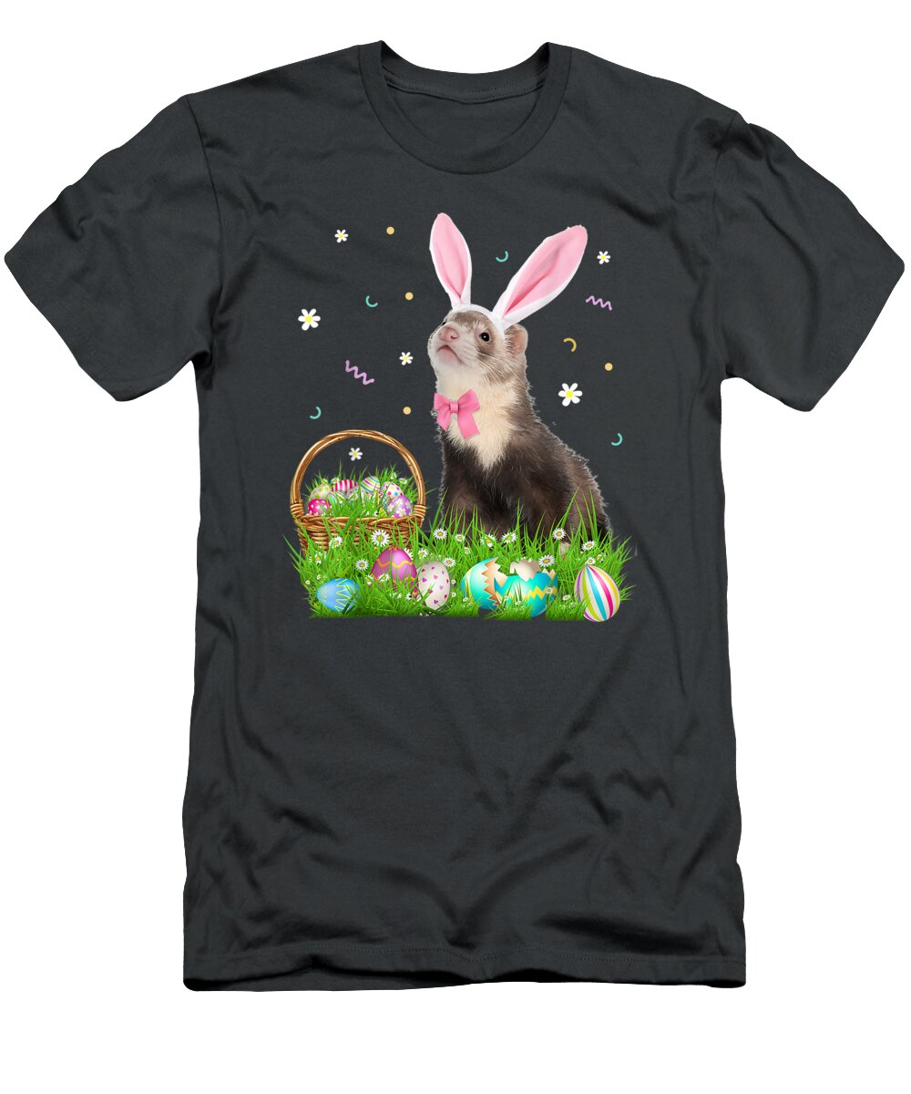 1 Ter Day Bunny Eggs Easter Costume Womens Dixon Chimza T-Shirt