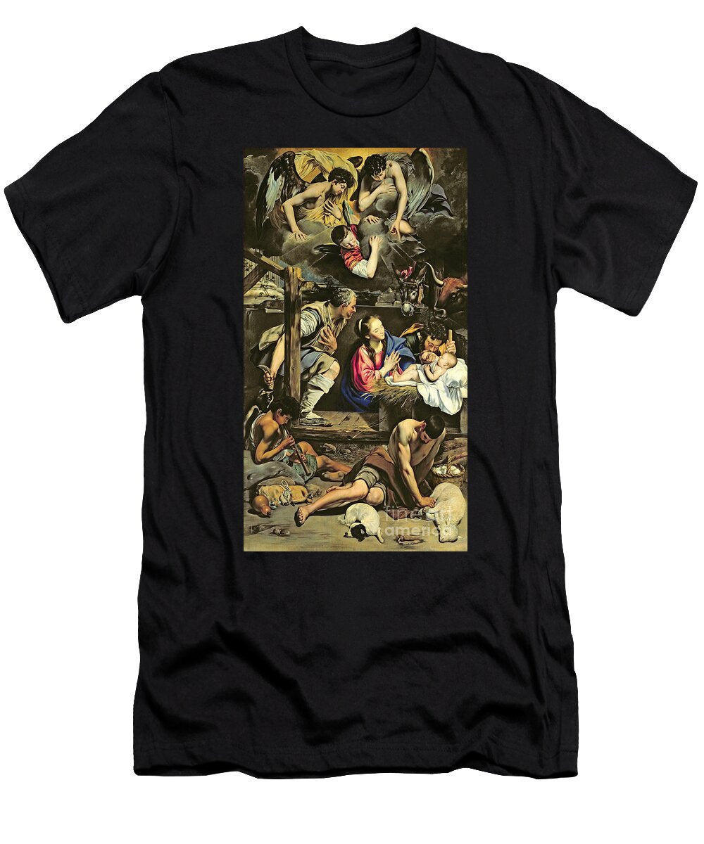 1 the Adoration of the Shepherds Fray Juan Batista Maino or Mayno T-Shirt